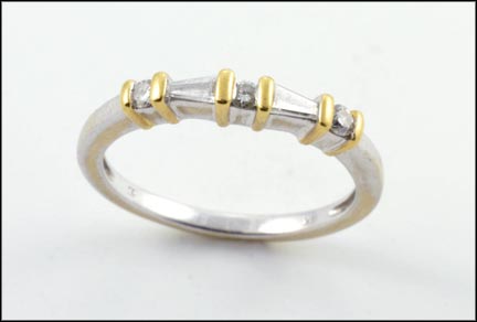 Diamond Band in 14K Two-Tone Gold MAIN