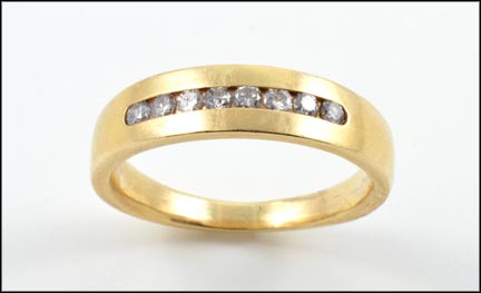 Men's Diamond Band in 14K Yellow Gold MAIN