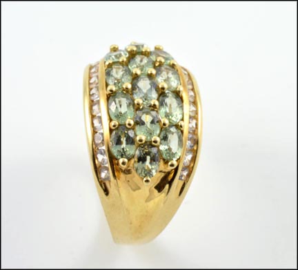 Prasiolite Ring in 14K Yellow Gold MAIN