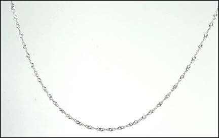 Twist Chain in Platinum LARGE