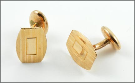 1940's Cufflinks in 10K Yellow Gold MAIN