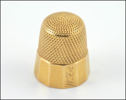 Thimble in 18K Yellow Gold LARGE