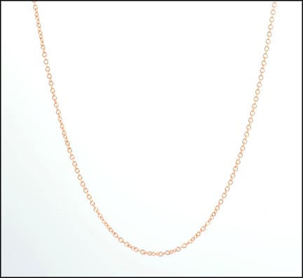 Pendant Chain in 14K Rose Gold LARGE