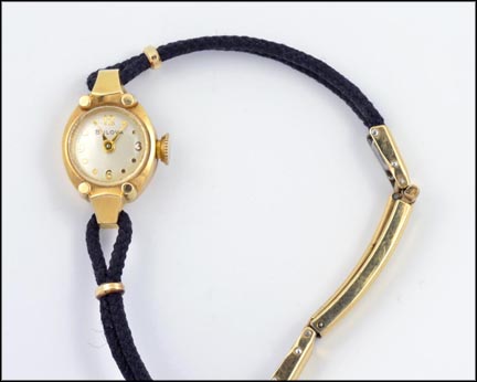 Ladies Bulova Watch in 14K Yellow Gold LARGE