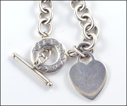 Tiffany and Co Heart Necklace in Sterling Silver LARGE