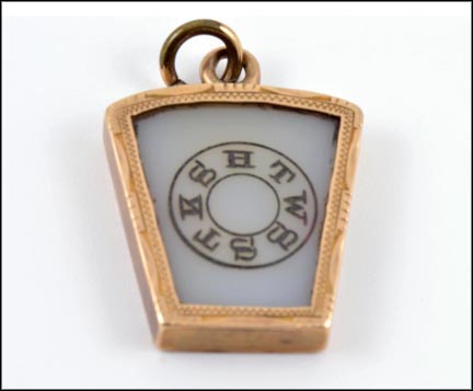 1912 Masonic Birthday Medallion in Yellow Gold LARGE