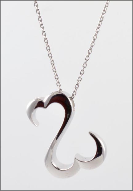 Jane Seymour Open Heart Pendant in Sterling Silver MAIN