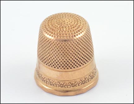 Thimble in Yellow Gold LARGE