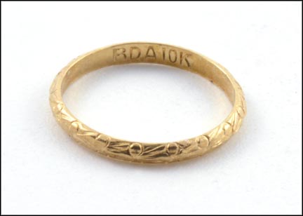 Child's Ring in 10K Yellow Gold LARGE