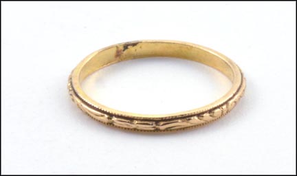 Child's Band in 14K Yellow Gold LARGE