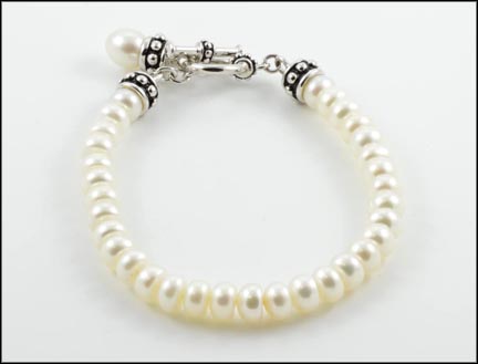 Freshwater Pearl Honora Bracelet in Sterling Silver MAIN