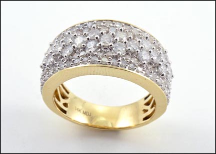 Diamond Band in 14K Yellow Gold MAIN