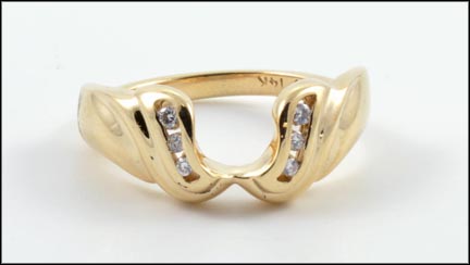 Diamond Ring Jacket in 14K Yellow Gold MAIN