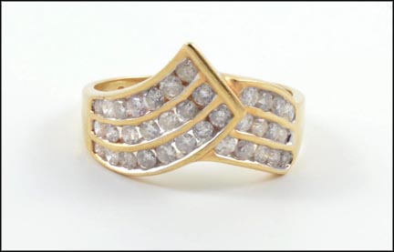 Diamond Ring in 10K Yellow Gold MAIN