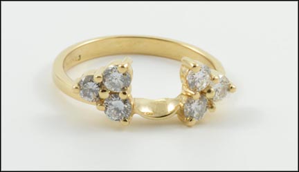 Diamond Ring Enhancer in 14K Yellow Gold MAIN