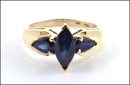 Iolite Ring in 10K Yellow Gold MAIN