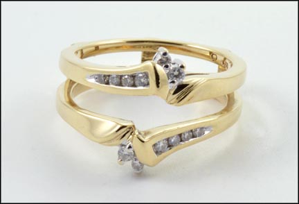 Diamond Ring Jacket in 14K Yellow Gold MAIN