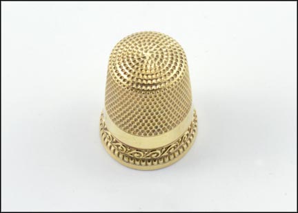 Thimble in 10K Yellow Gold LARGE