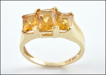 Citrine Ring in 10K Yellow Gold MAIN