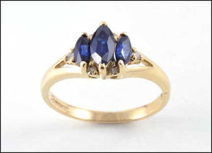 Iolite Ring in 14K Yellow Gold MAIN