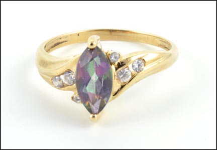 Mystic Topaz Ring in 10K Yellow Gold MAIN