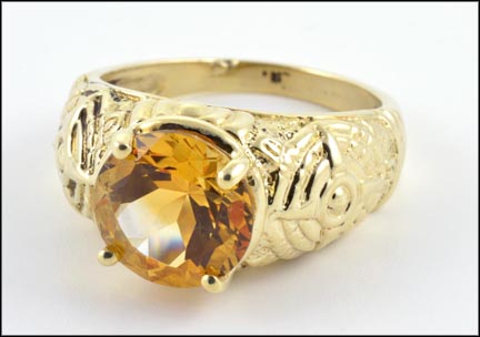 Citrine Ring in 10K Yellow Gold MAIN
