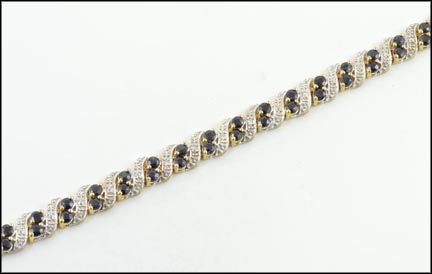 Sapphire Bracelet in 10K Yellow Gold MAIN