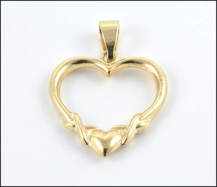 Heart Pendant in 10K Yellow Gold MAIN