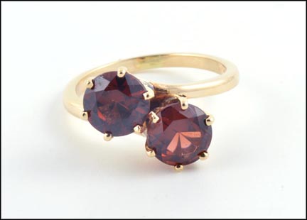 Garnet Ring in 14K Yellow Gold MAIN