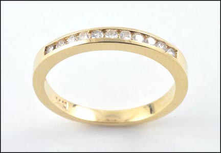 Diamond Band in 14K Yellow Gold MAIN