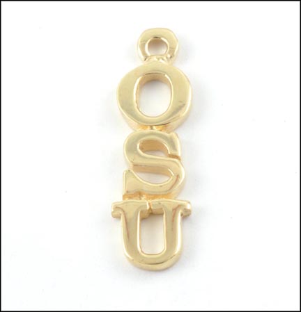 OSU Pendant in 14K Yellow Gold LARGE