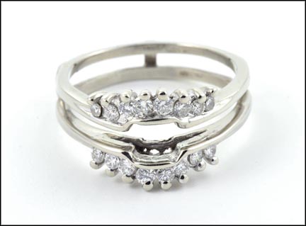 Diamond Ring Jacket in 14K White Gold MAIN