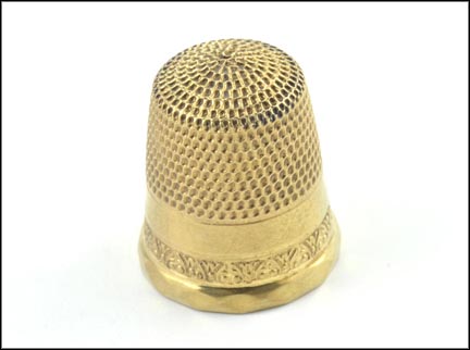 Thimble in 10K Yellow Gold LARGE