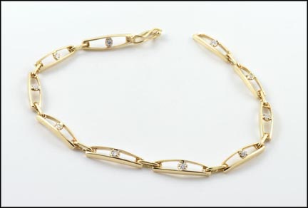 Open Link Bracelet in 14K Yellow Gold MAIN