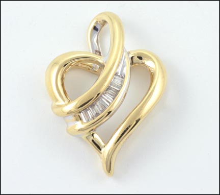 Heart Pendant in 14K Yellow Gold MAIN