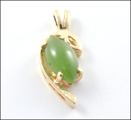 Jade Pendant in 14K Yellow Gold MAIN