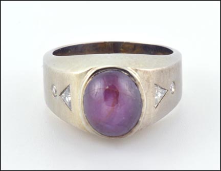 Star Ruby Ring in 14K Yellow Gold MAIN