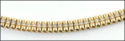 Diamond Tennis Bracelet in 14K Yellow Gold MAIN