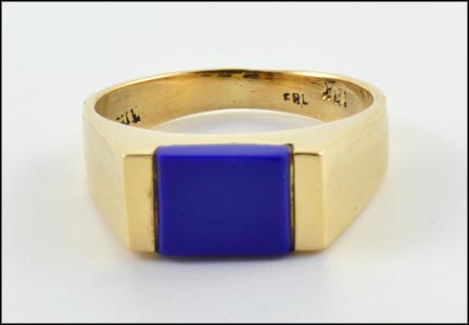 Lapis Ring in 18K Yellow Gold MAIN