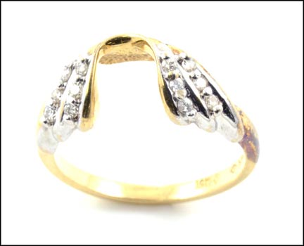 Diamond Ring Jacket in 14k Yellow Gold MAIN