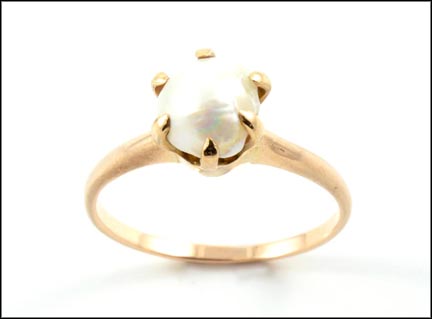 Pearl Ring in 10k Yellow Gold MAIN