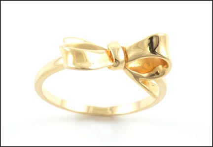 Bow Ring in 14k Yellow Gold MAIN