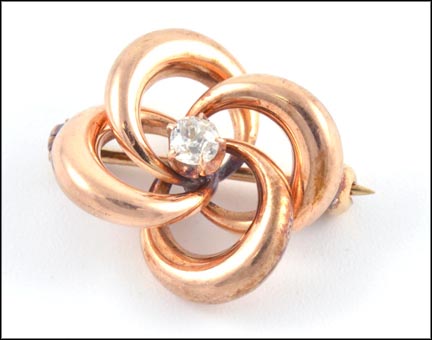 Victorian Pin in Rose Gold LARGE