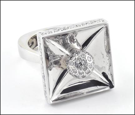 Modernist Ring in 18K White Gold MAIN