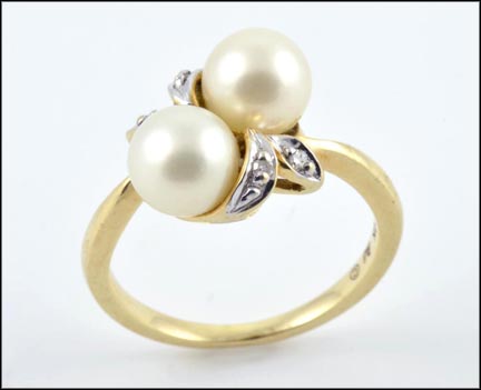 Pearl Ring in 10K Yellow Gold MAIN