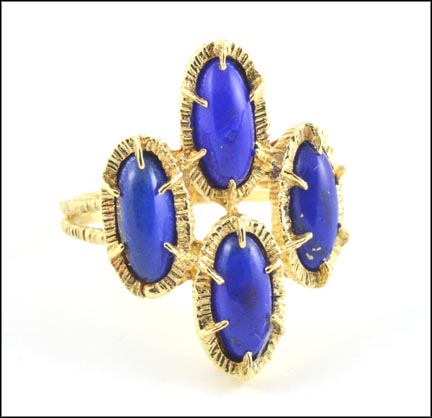 Lapis Ring in 14K Yellow Gold MAIN