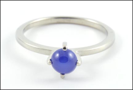 Blue Linde' Star Ring in 10K White Gold MAIN
