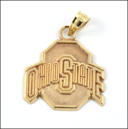 Ohio State Pendant in 10K Yellow Gold MAIN