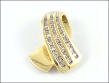 Diamond Slide Pendant in 14K Yellow Gold MAIN