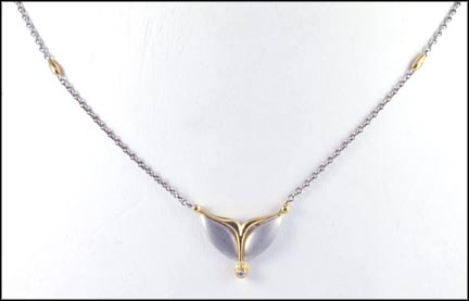 Necklace in 18K Two-Tone Gold LARGE